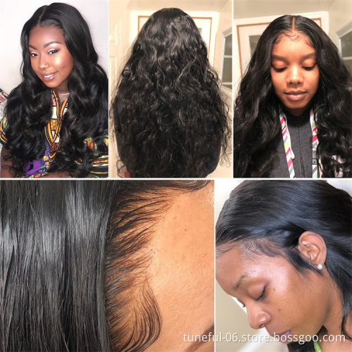 Wholesale Cuticle Aligned Human Hair Lace Wig Transparent Full Lace Human Hair Wig Unprocessed Brazilian Virgin Lace Wig